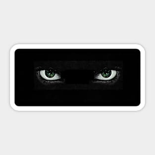 cat eyes Sticker